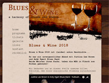 Tablet Screenshot of blues-and-wine.ch